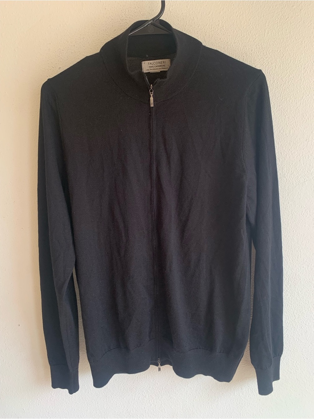 Falconeri 100% Cashmere Full Zip Men’s L Sweater